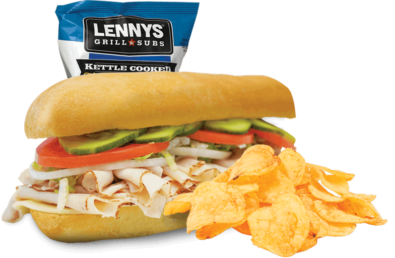 5" Mile High Turkey Sub with Chips