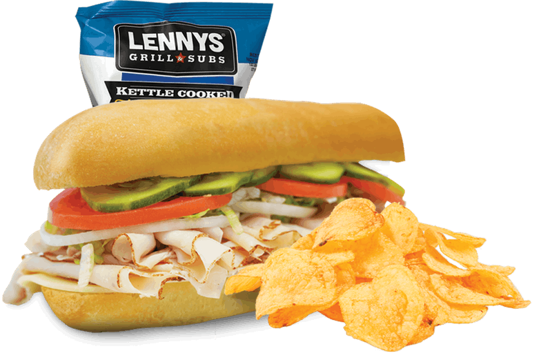 5" Mile High Turkey with Chips Main Image