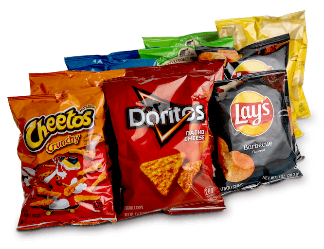 Chip Bundle for 12, cheetos, doritos, lays chips by Lennys Grill & Subs.