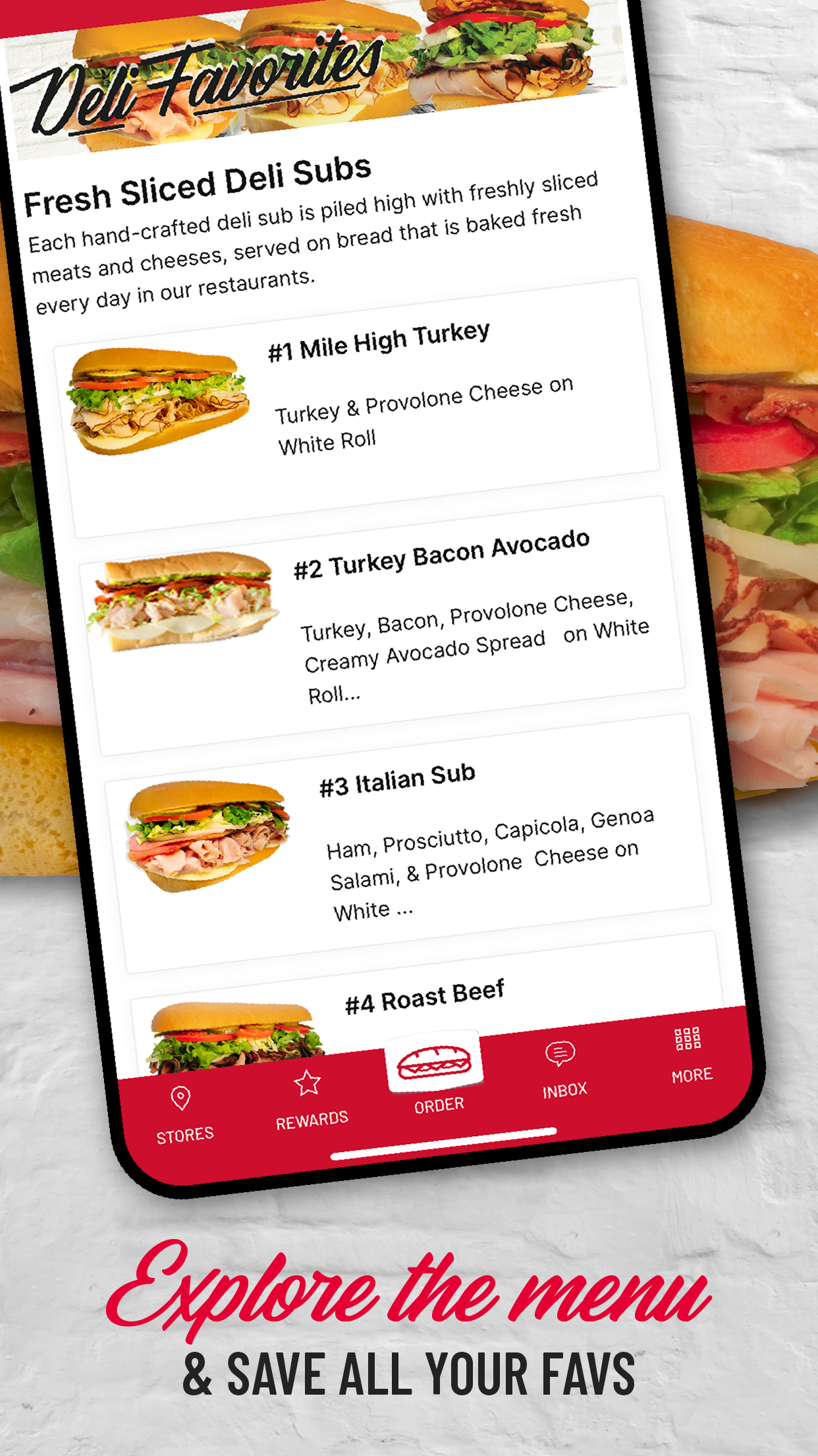 Lennys rewards app, order Lennys, Lennys app.