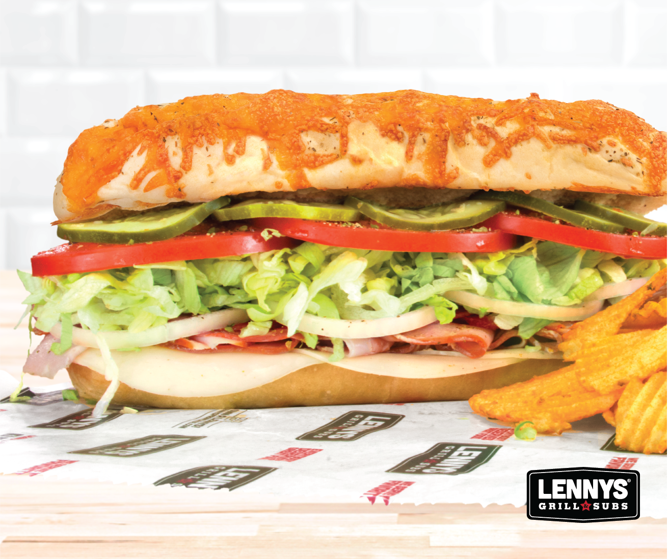 Lennys Grill & Subs is adding Cheddar Bread to its fresh-baked bread selections for a limited time only through September 30, 2023.