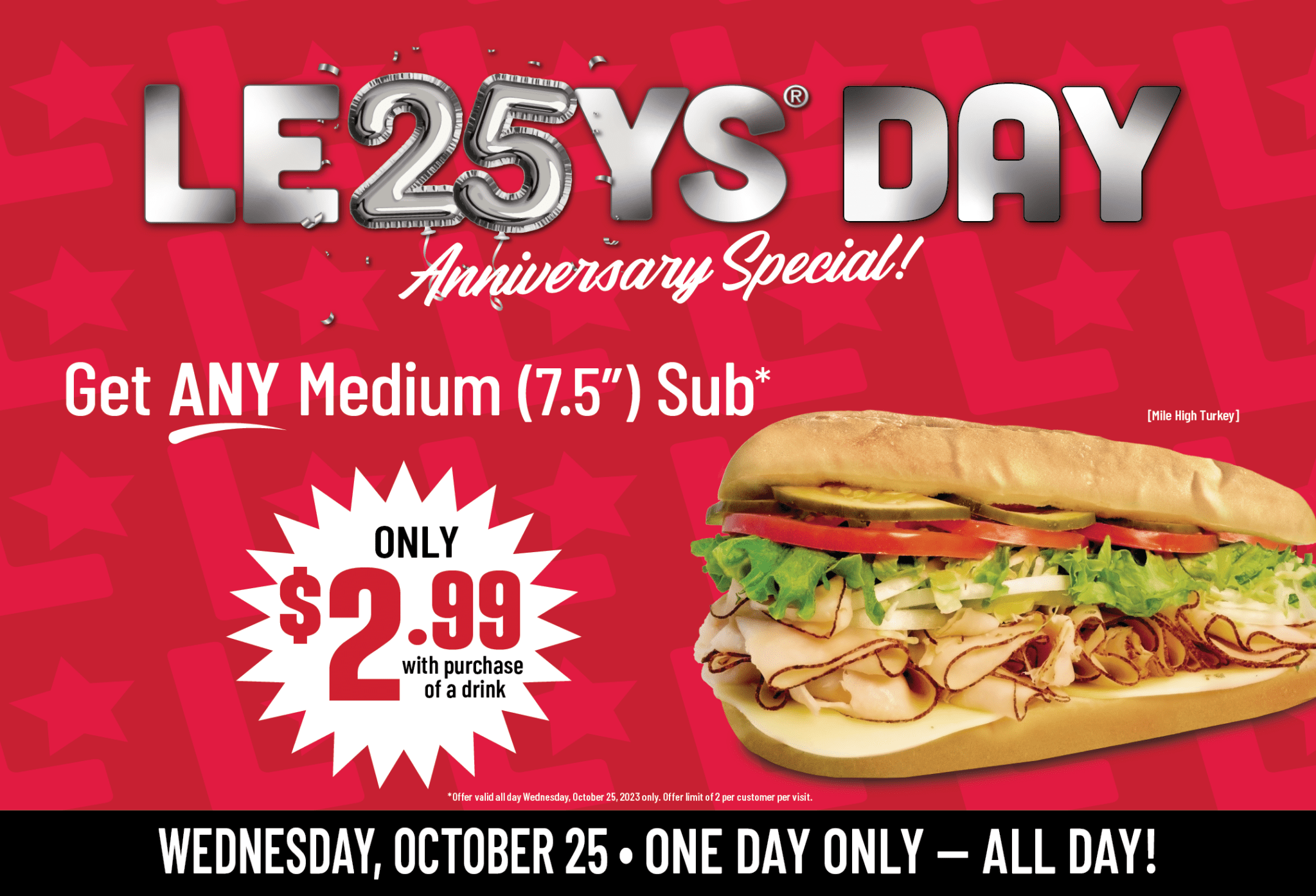 Lennys Grill & Subs Celebrates 25 Years With Special Promotion Lennys